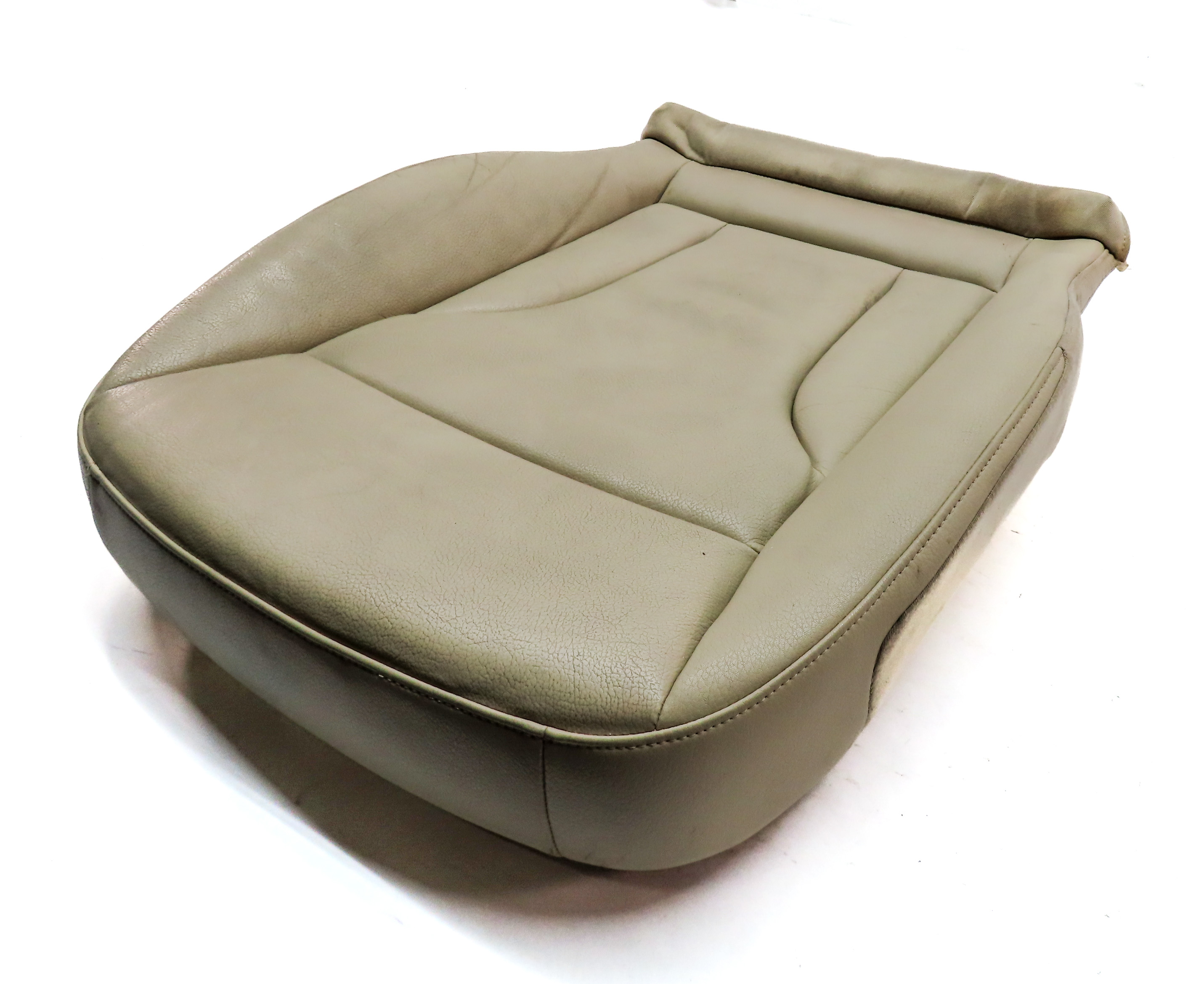 16 AUDI Q5 B8 8R FRONT RIGHT PASSENGER LOWER MEMORY HEATED SEAT CUSHION (Beige) — exact item pictured